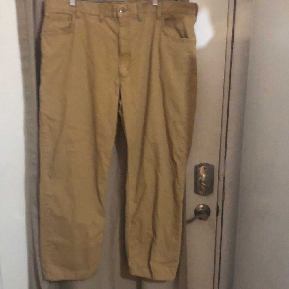 Mens work jeans camel color size 44 W